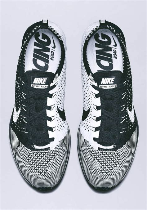 Black & White NIKE Flyknit Racer | SOLETOPIA