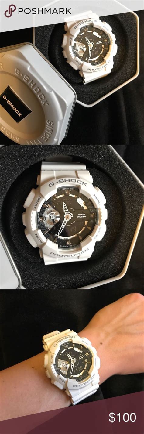 White G-Shock watch (unisex) | White g shock watch, G shock watches, G shock