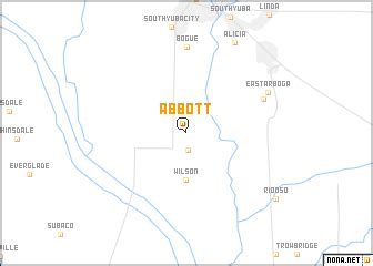 Abbott (United States - USA) map - nona.net