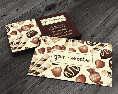 Chocolate Shop Business Card | Go Print Plus