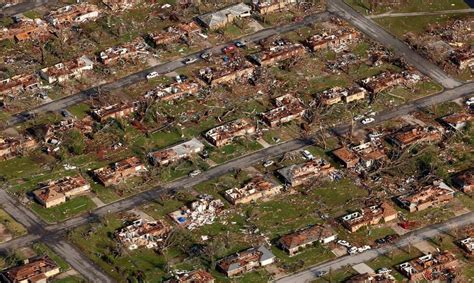 Tornado-Damaged Joplin, From Above | Tornado damage, Path of destruction, Aerial photograph