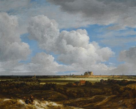 Jacob Isaacksz. van Ruisdael, A Haarlempje: A Panoramic View of Haarlem and the Bleaching Fields ...