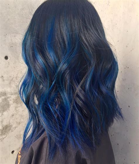 #blueombre | Ombre hair blonde, Blue hair balayage, Hair color