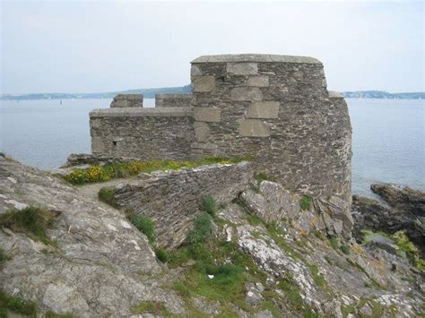 Little Dennis Blockhouse on Pendennis Point - geograph.org.uk - 826732 - Pendennis Castle ...