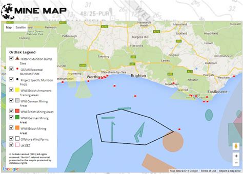 Unexploded Ordnance Map