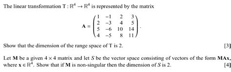 linear algebra - Question on Showing the dimensions of a Vector Space - Mathematics Stack Exchange