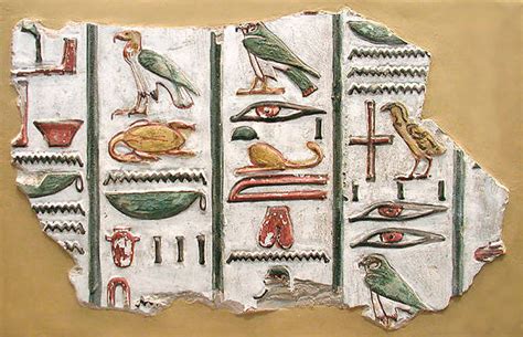 Egyptian hieroglyphs - Wikipedia