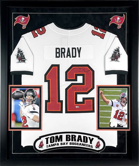 Tom Brady Autographed Tampa Bay Buccaneers Jersey Inscribed SB LV MVP ...