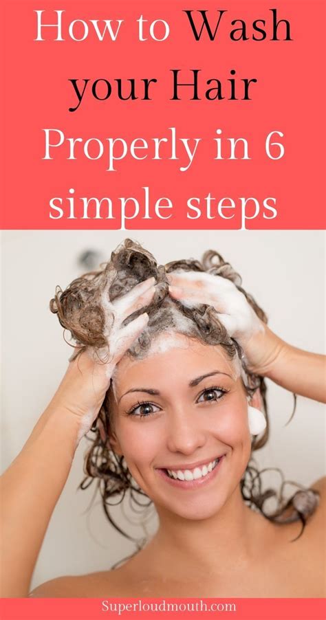 How to Wash your Hair properly the right way in 6 simple steps | Hair washing routine, Wash oily ...