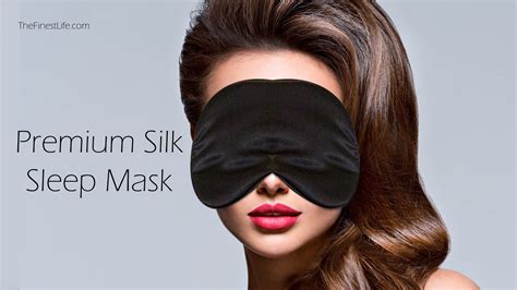 Premium Silk Sleep Mask | The Finest Life