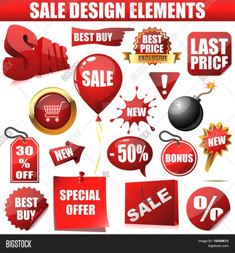 Vector Set Sale Vector & Photo (Free Trial) | Bigstock