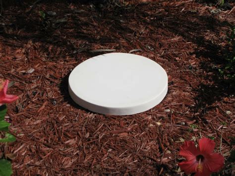 1- 18x2" ROUND, PLAIN, FLAT CONCRETE STEPPING STONE MOLD, MOULD #SS ...