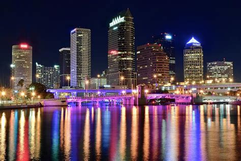 A Tampa Bay Night Photograph by Frozen in Time Fine Art Photography ...