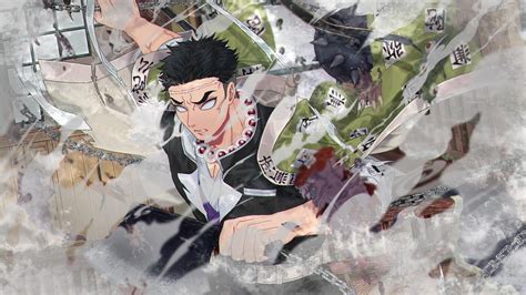 1366x768px, 720P free download | Demon Slayer Gyomei Himejima Anime, HD ...