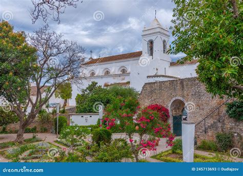 Tavira Castle with a Garden Inside, Portugal Stock Image - Image of scenery, relax: 245713693