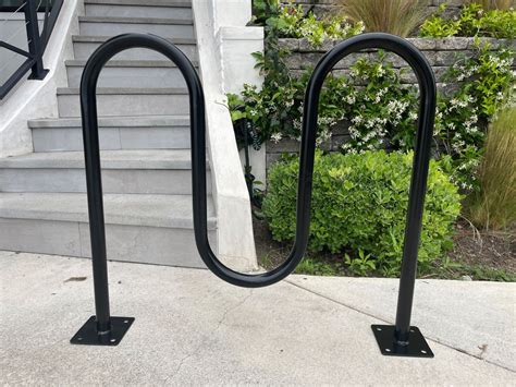 Commercial Wave Bike Racks - Dual Loop - In Ground Installation – Sandbaggy