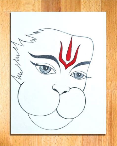 Hanuman Jayanti Special Drawing | Easy Drawing of Lord Hanuman Step by Step | Easy drawings ...