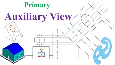 Drawing 04_01 Primary Auxiliary View - YouTube