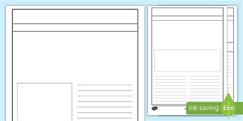 Feature Article Writing Templates (Teacher-Made) - Twinkl