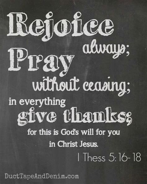 Rejoice! 1 Thessalonians 5:16-18