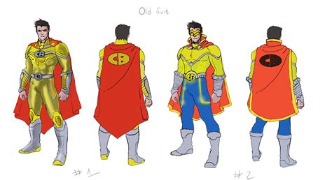 ArtStation - Captain Barbell Costume redesign