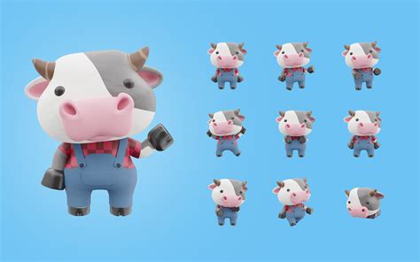 3D Cute Animals on Behance