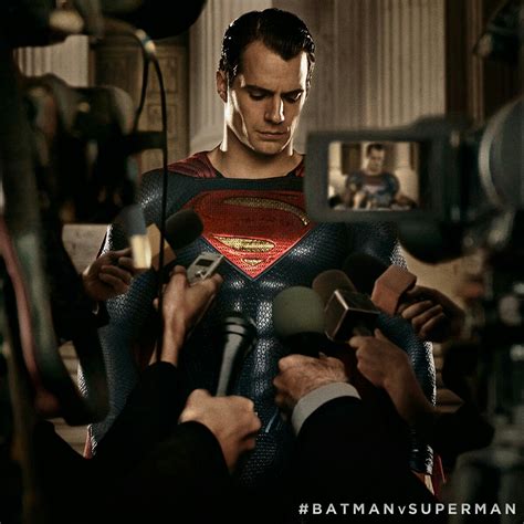 New Batman v Superman Image Shows Sad Superman in Front of the Press