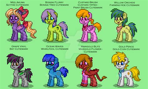 PonyTown OC Batch #1 - Gifts by HopefulDusk on DeviantArt