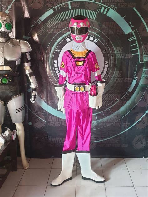 PINK TURBO Ranger Full Suits Costume of Power Rangers Rescue - Etsy