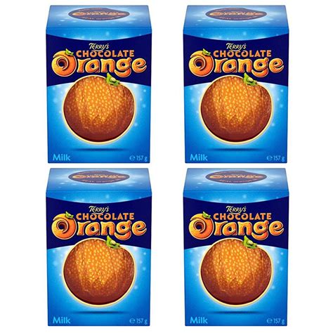 4-Pack Original Terrys Chocolate Orange Milk Chocolate Box Imported From The UK England- Buy ...