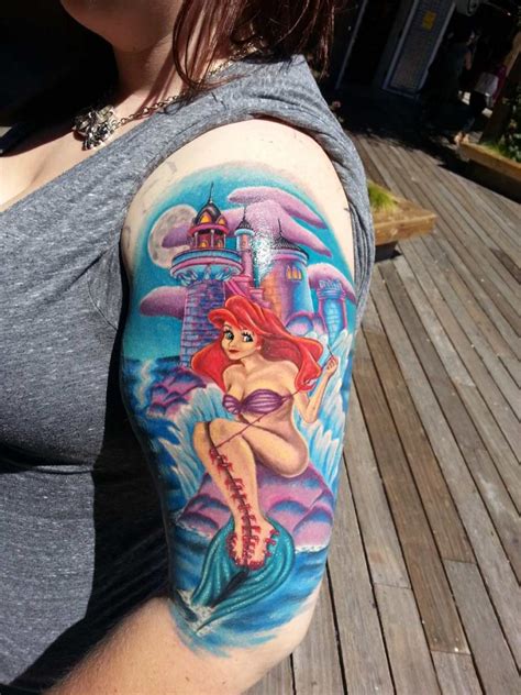 Ariel Little Mermaid Tattoo