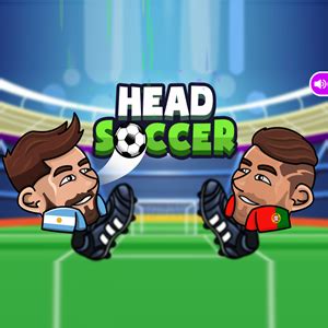 🕹️ Play Head Soccer Game: Free Online 1 VS 1 Cartoon Football Video Game for Kids & Adults