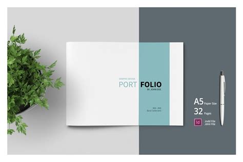 Graphic Design Portfolio Template | Creative InDesign Templates ...