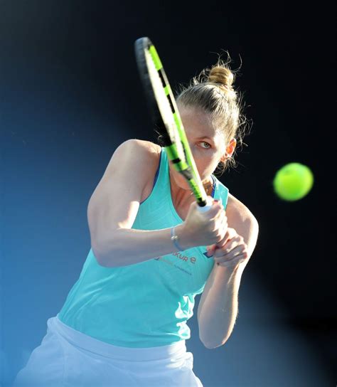 KRISTYNA PLISKOVA at Australian Open Tennis Tournament in Melbourne 01 ...