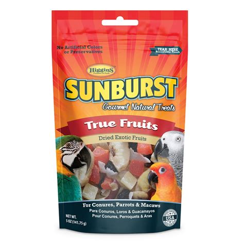 Higgins Sunburst Gourmet Natural Treats for birds are an assortment of ...