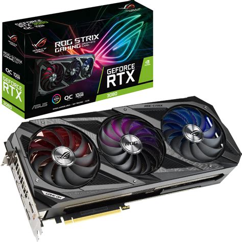 Buy the ASUS ROG STRIX GeForce RTX 3080 O10G Gaming 10GB GDDR6X, PCIE 4.0,... ( ROG-STRIX ...