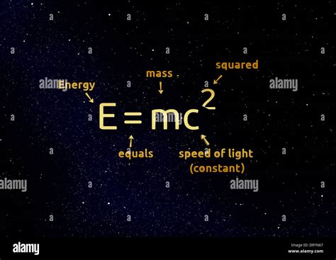 einstein formula mathematics equation equations Stock Photo - Alamy