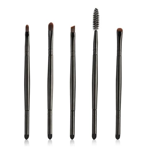 5 size Eyebrow Brush Pencil Brand Professional Double headed Eyebrow Brush Wooden Makeup Brushes ...