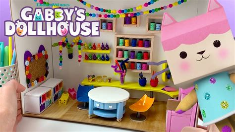 Crafting A Mini Gabbys Dollhouse Gabbys Dollhouse Youtube Doll | Images and Photos finder