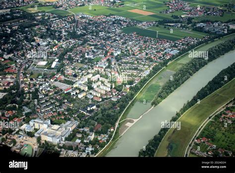 Rosenheim in Germany from above Stock Photo - Alamy