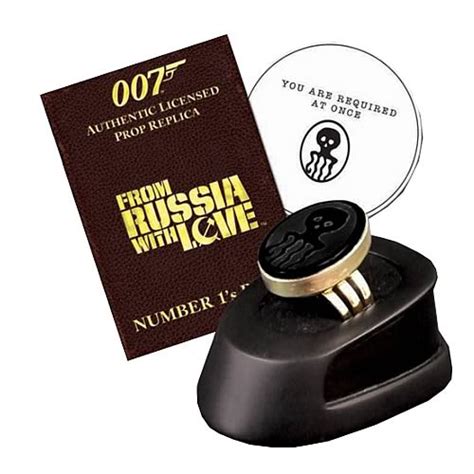 James Bond SPECTRE Ring 1:1 Limited Edition Prop Replica