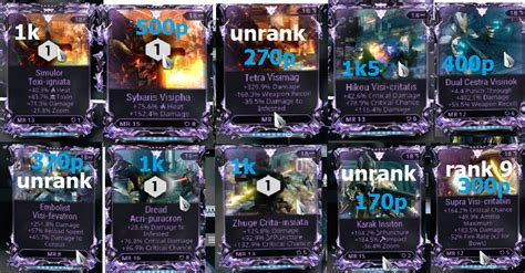 WTS - Good Riven Mods - Trading Post - Warframe Forums