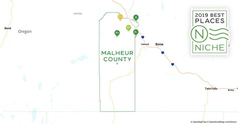 Malheur County Map