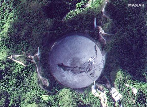 The Collapse Of The Arecibo Observatory Captured By Maxar EO Satellites – SatNews