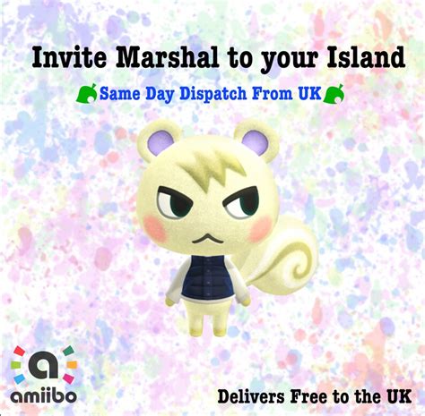 Marshal Animal Crossing Amiibo Card amiibo card animal | Etsy