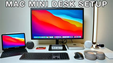 M1 Mac mini Desk Setup & Accessories! - YouTube