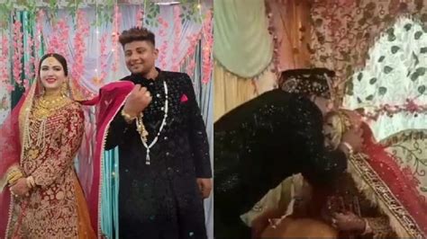 Cricketer Sarfaraz Khan Gets Married Kashmiri Girl: Wedding Pictures Viral| ಕಾಶ್ಮೀರಿ ಯುವತಿ ...