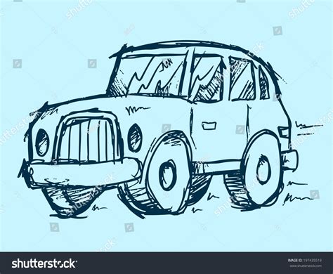 Car Doodle Vector Illustration Art Stock Vector (Royalty Free ...