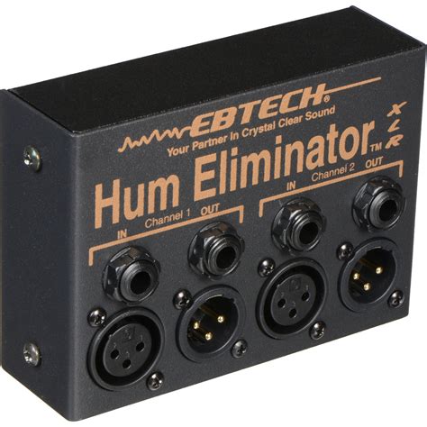 Ebtech HE-2-XLR - Dual Channel Hum Eliminator with XLR HE-2-XLR