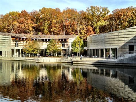 Crystal Bridges Art Museum in NW Arkansas Ozark Mtns in fall color | Places to go, Travel dreams ...